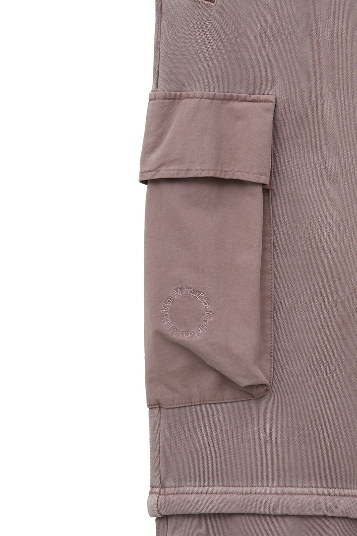 Matin Kim Pigment Dyed Cargo Pants — Pink