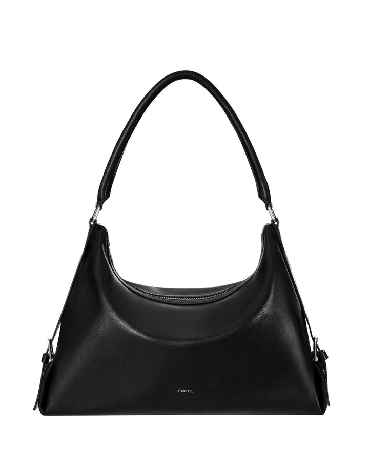 Stand Oil Mushy Bag — Nubuck Slouch Tote — Black