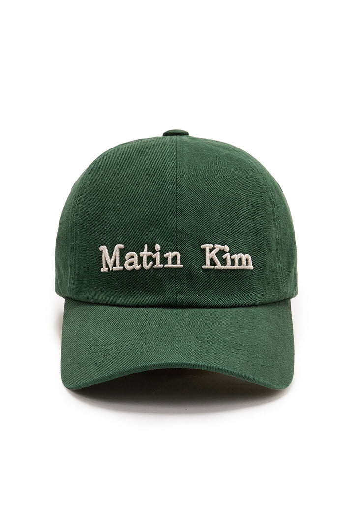 Matin Kim Dusty Classic Logo Ball Cap — Green