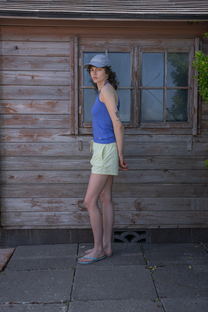Matin Kim String Halter Neck Tank — Blue