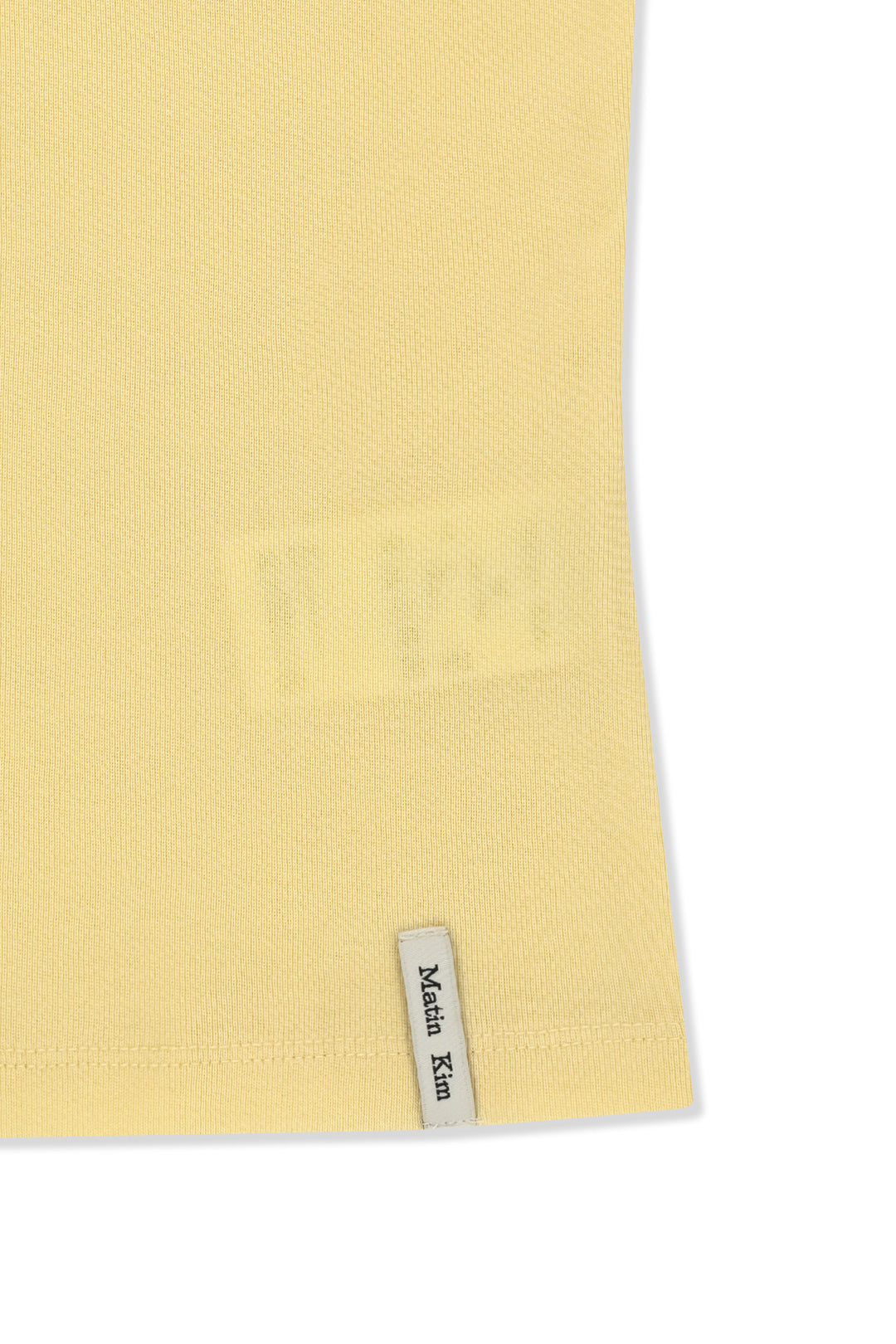 Matin Kim 3/4 Sleeve Layered Tank Top — Yellow