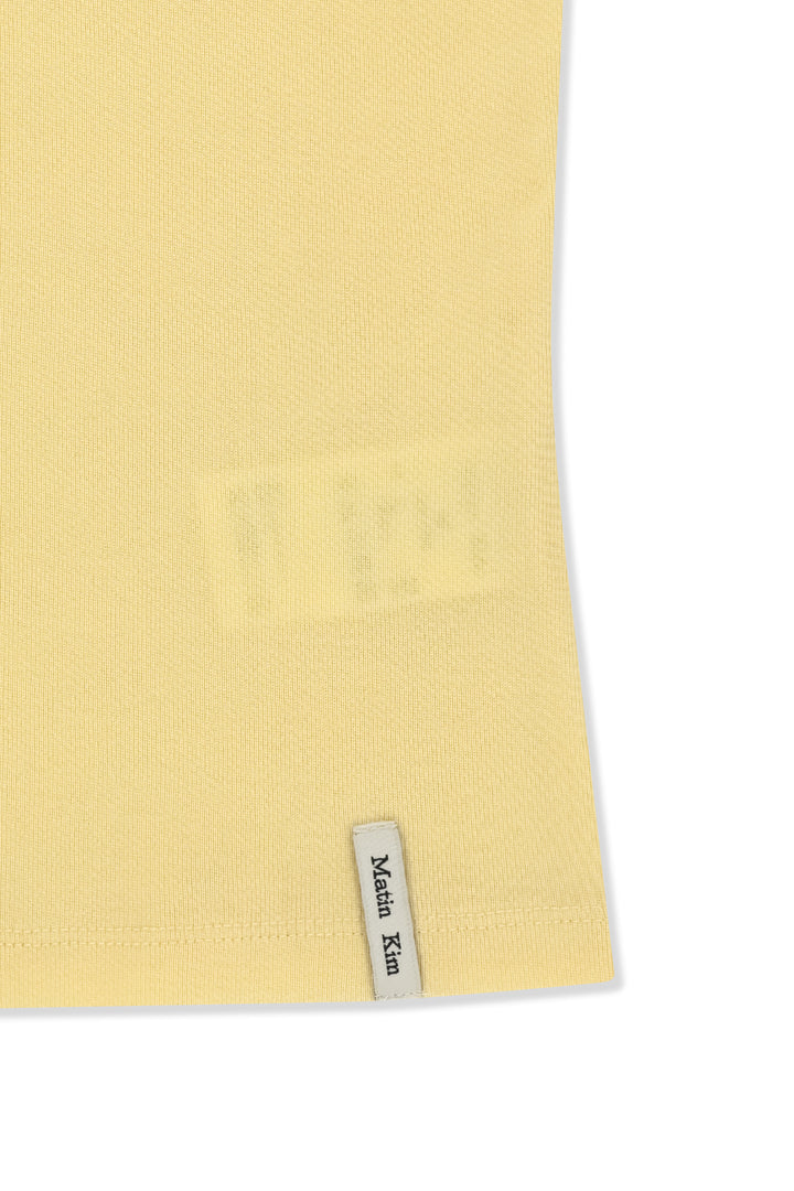 Matin Kim 3/4 Sleeve Layered Tank Top — Yellow