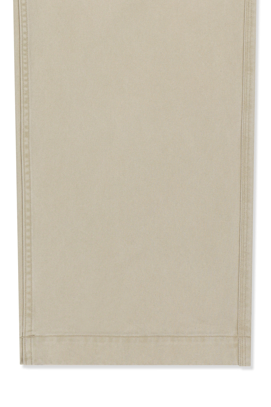 Matin Kim Side Tab Washed Cotton Pants — Beige