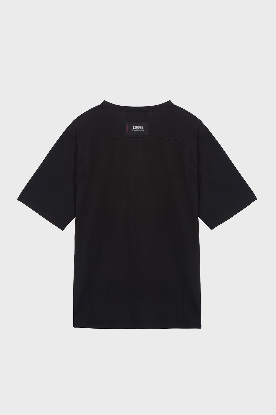 KIMMATIN Shoulder Hole Half Sleeve Top — Black