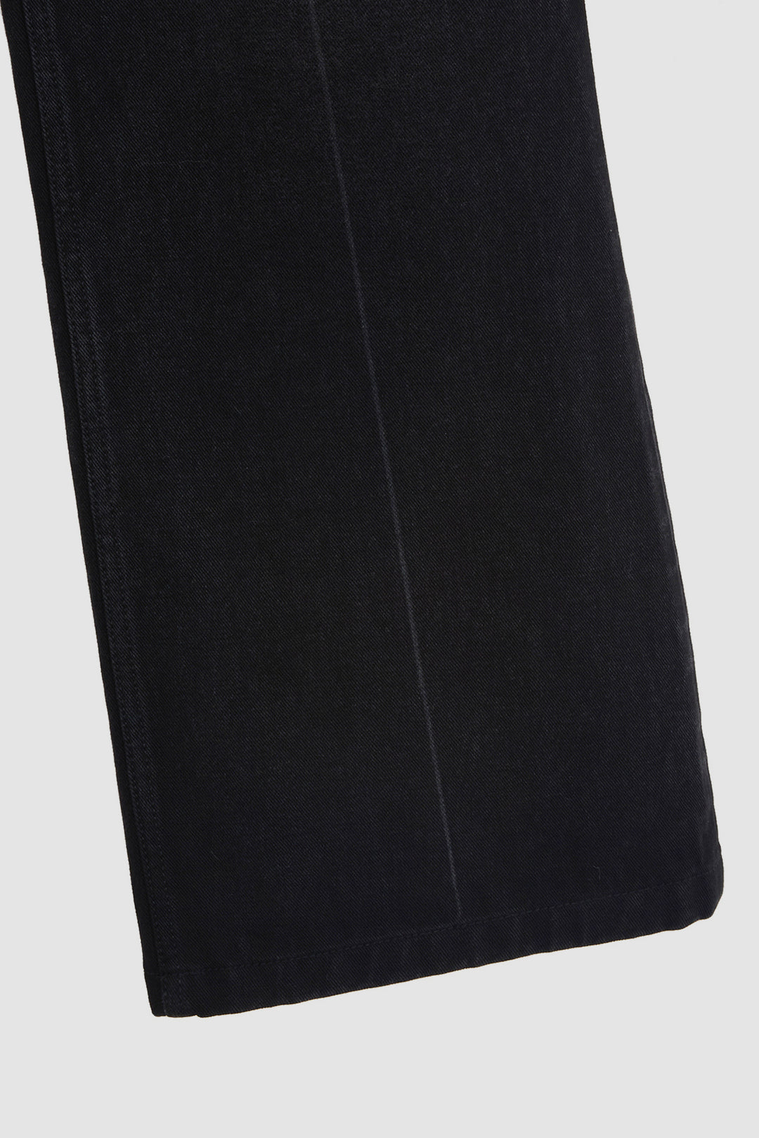 KIMMATIN Upside Down Layered Denim Pants — Black