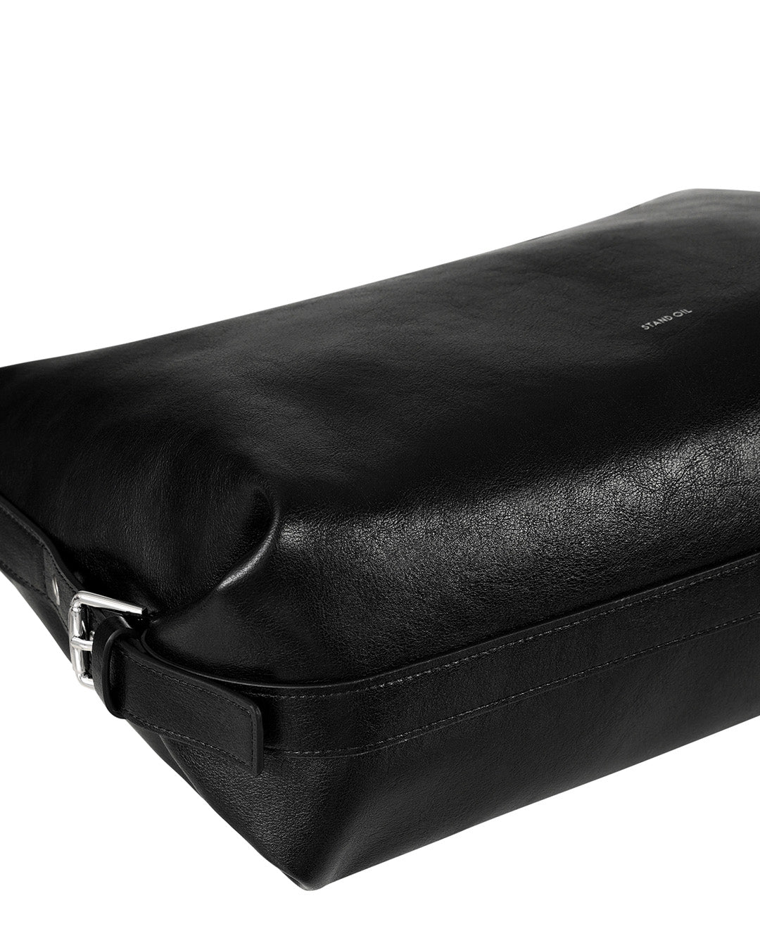 Stand Oil Mushy Bag — Nubuck Slouch Tote — Black