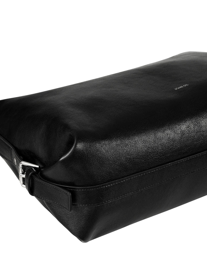 Stand Oil Mushy Bag — Nubuck Slouch Tote — Black