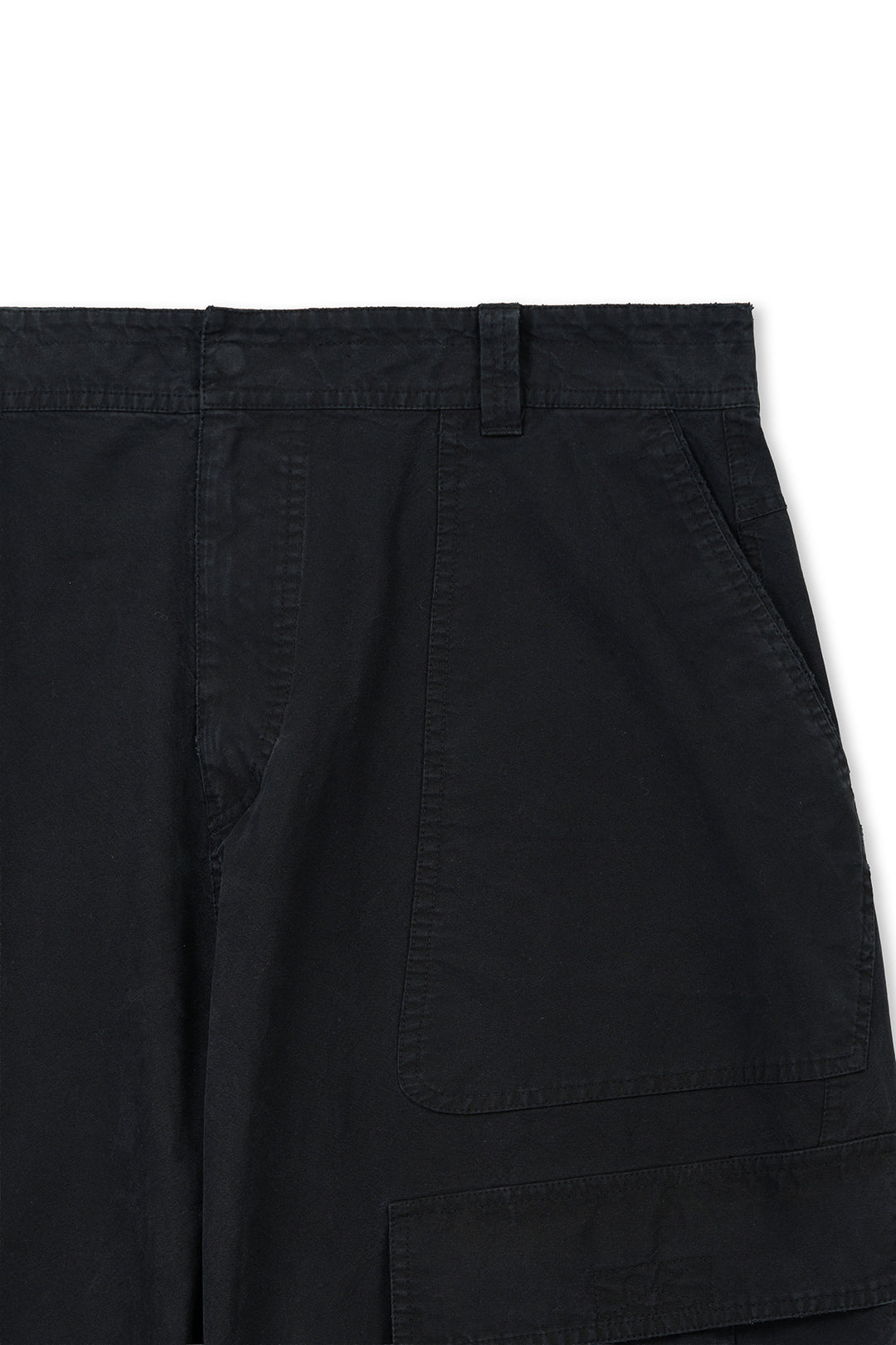 Matin Kim Multi Pocket Utility Wide Pants — Black