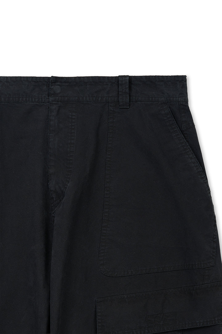 Matin Kim Multi Pocket Utility Wide Pants — Black