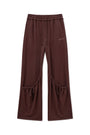 Matin Kim Drawstring Point Sweatpants — Burgundy