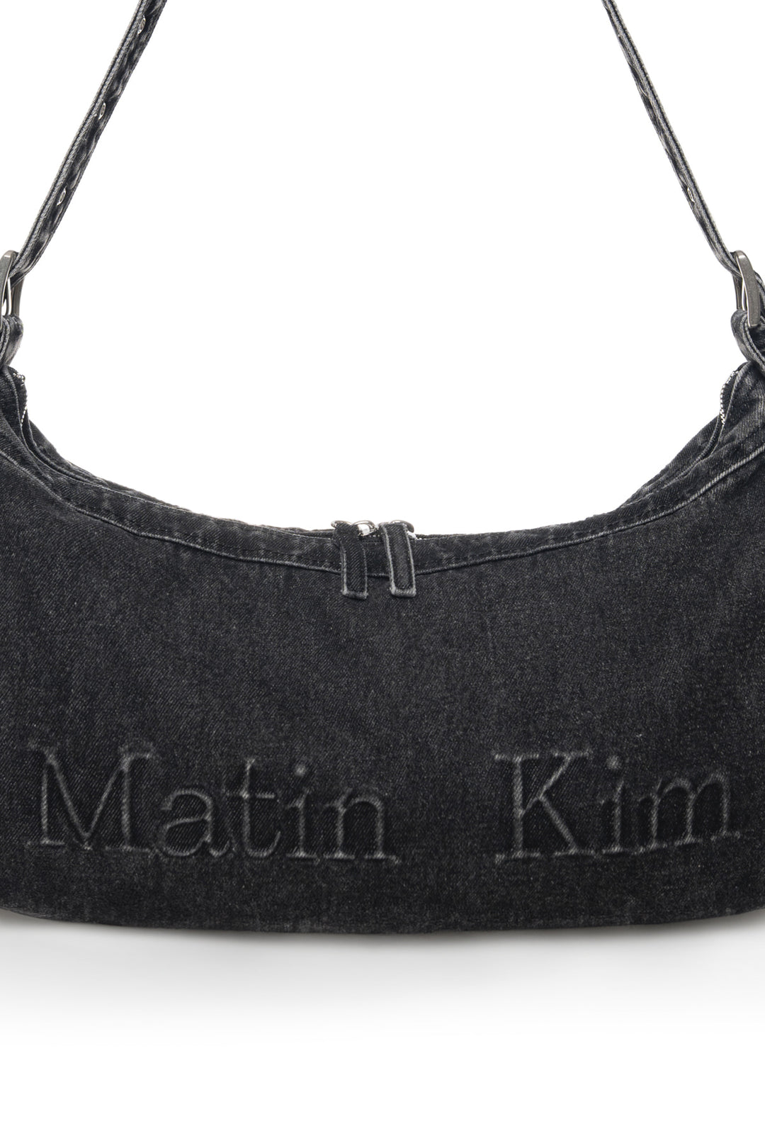 Matin Kim Dust Denim Side Pocket Bag — Black