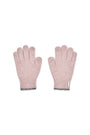 Matin Kim Boucle Knit Gloves — Pink