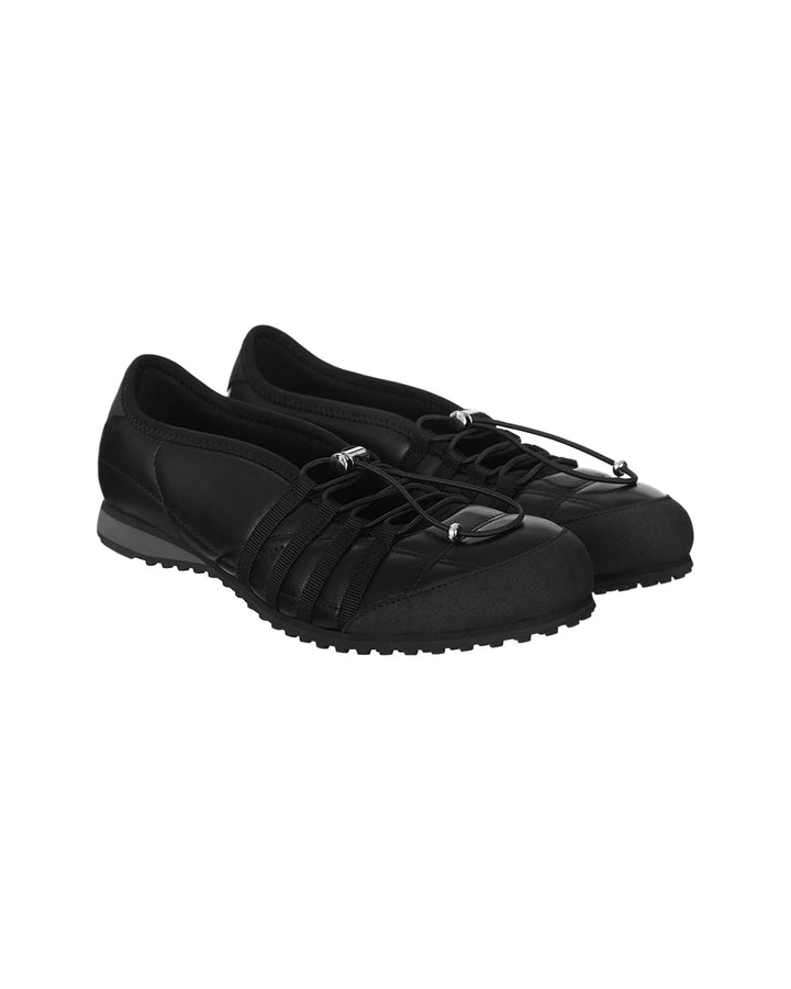 Stand Oil Tie Mary Jane Sneaker — Black