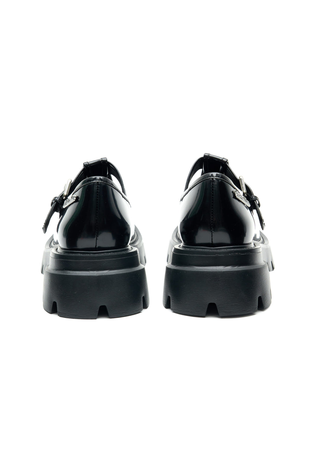 Matin Kim T-Strap Chunky Loafer — Black
