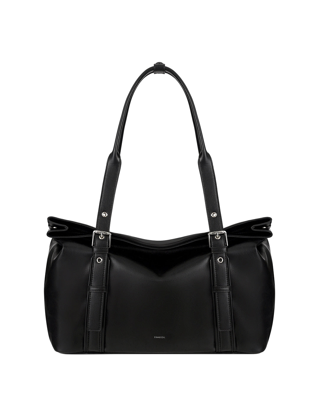 Stand Oil Velow Bag — Sculptural Crossbody — Black