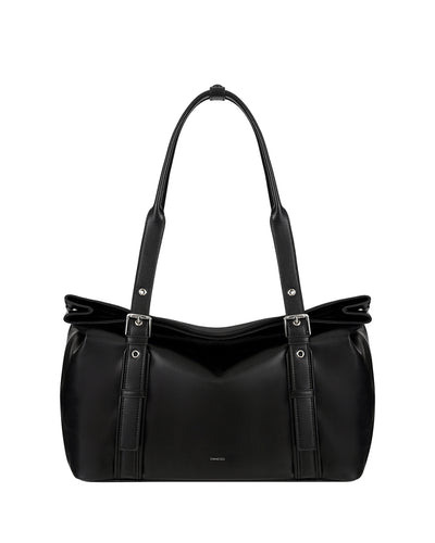 Stand Oil Velow Bag — Sculptural Crossbody — Black