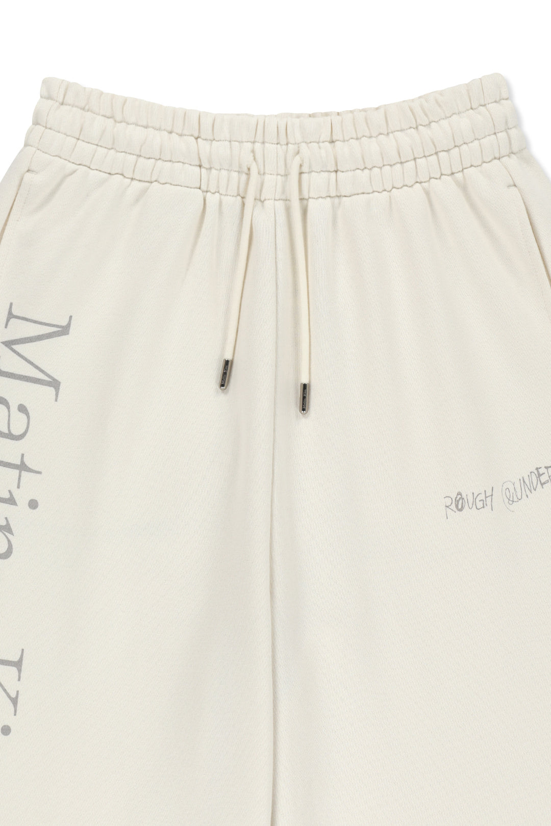 Matin Kim Essential Logo Sweatpants — Ivory