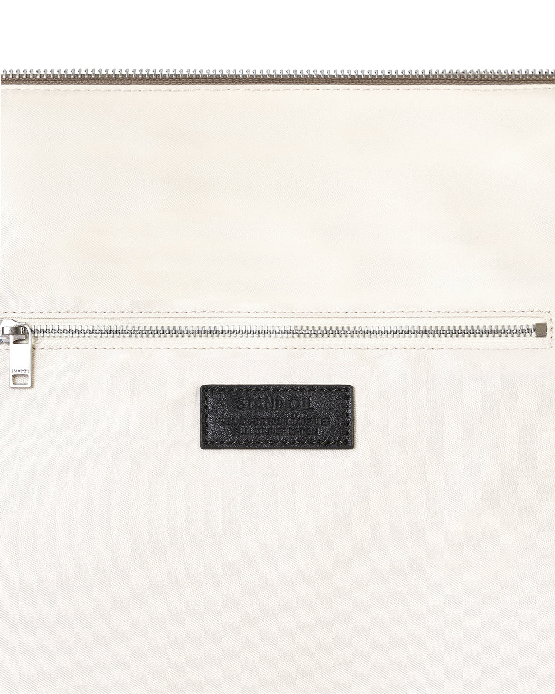 Stand Oil Seine Bag — Twisted Nubuck Crossbody — Taupe Combi