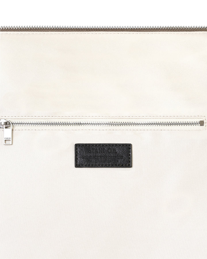 Stand Oil Seine Bag — Twisted Nubuck Crossbody — Taupe Combi
