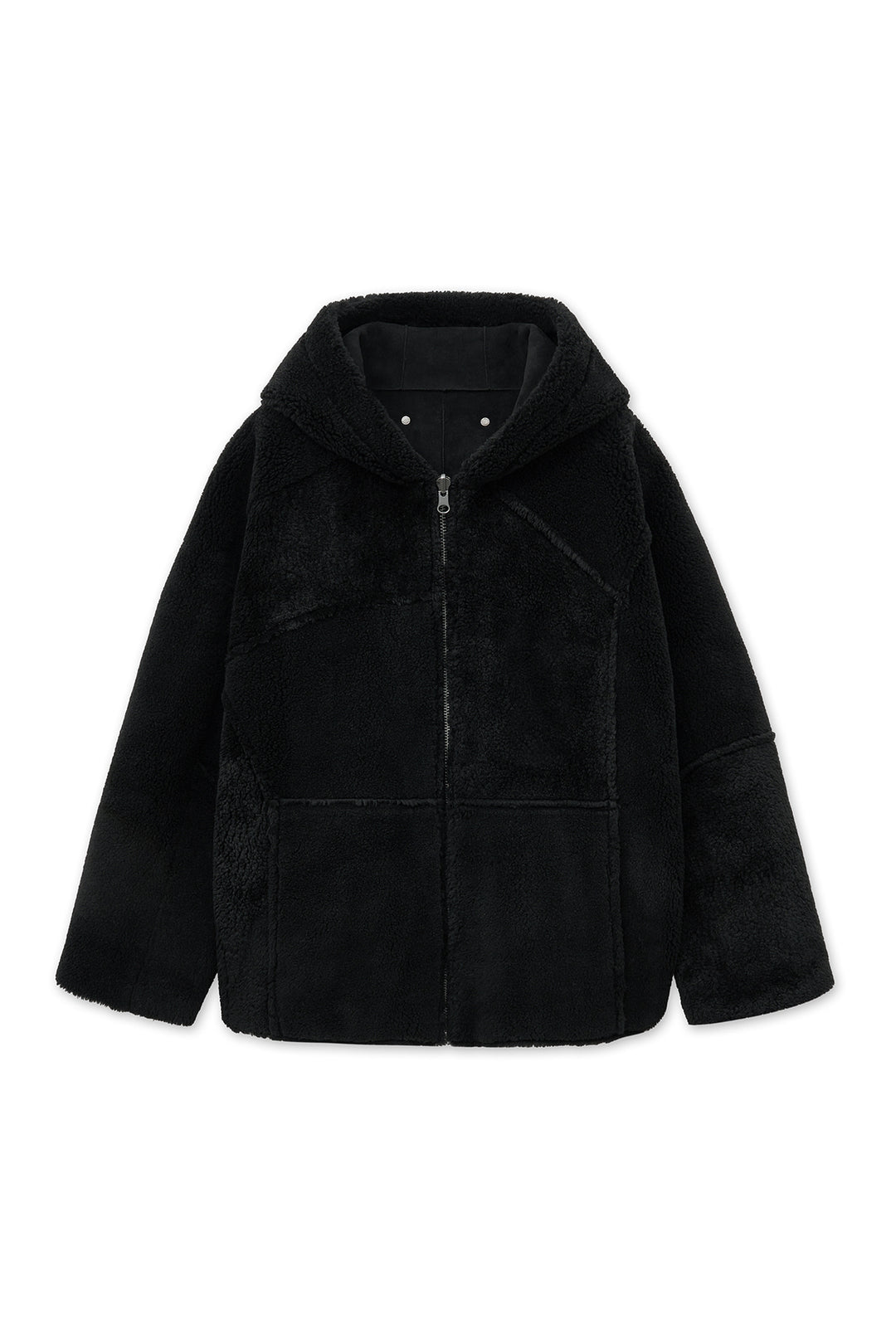 Matin Kim Reversible Hoody Mustang — Black