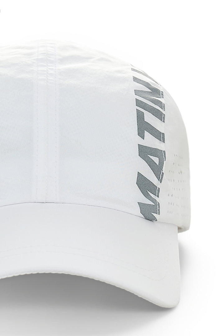 Matin Kim Mesh Logo Sporty Cap — White