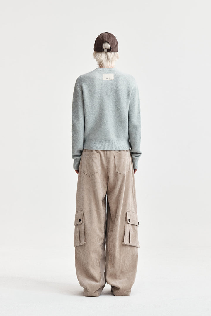Matin Kim Poni Coni Knit Zip Up — Mint