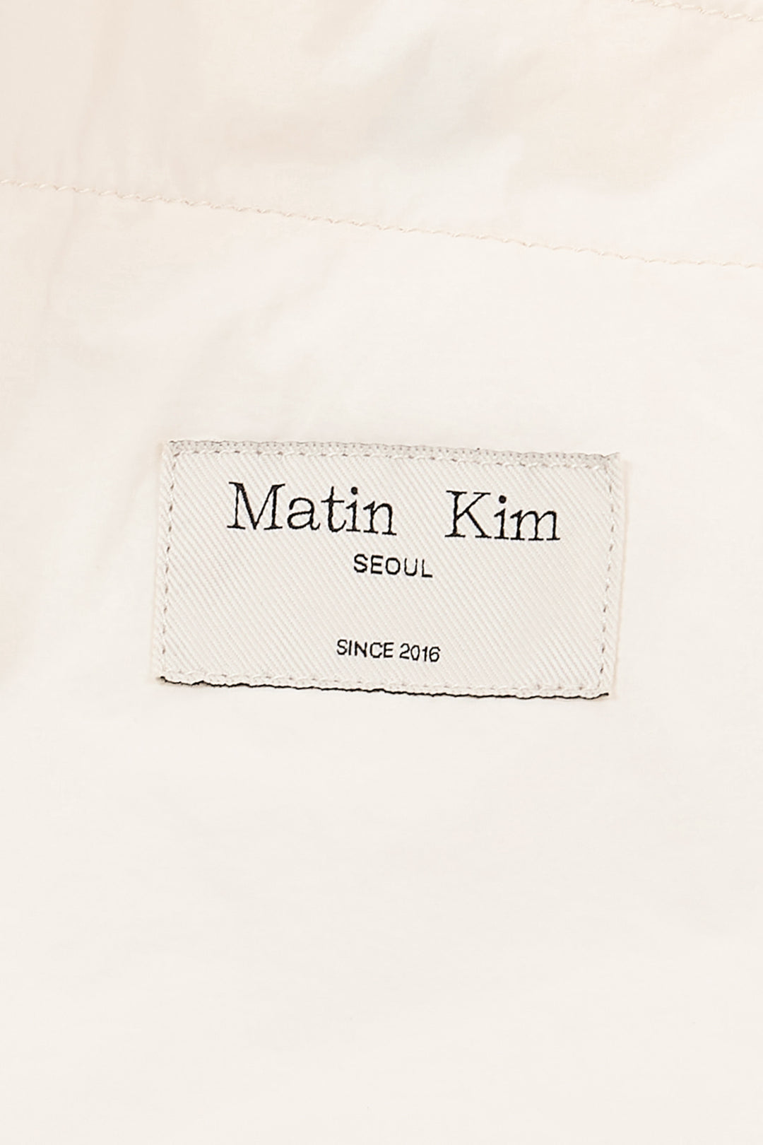 Matin Kim Crisp Big Ecobag — Ivory