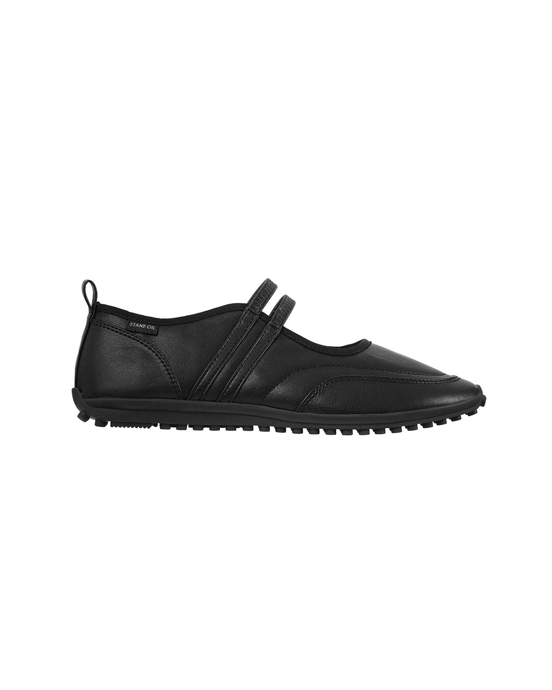 Stand Oil Strap Mary Jane Sneaker — Black