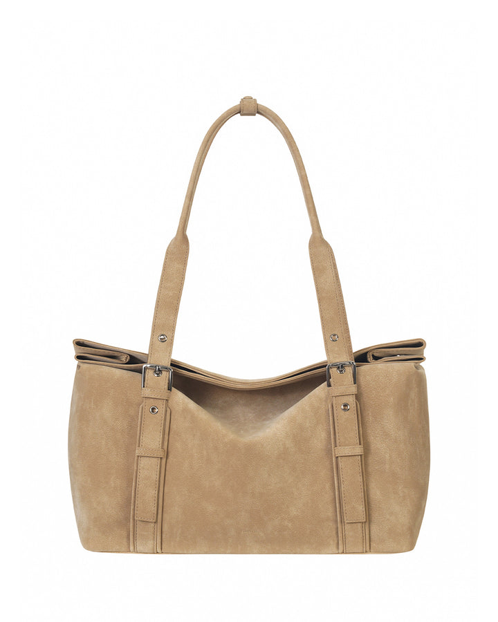 Stand Oil Velow Bag — Sculptural Crossbody — Sand