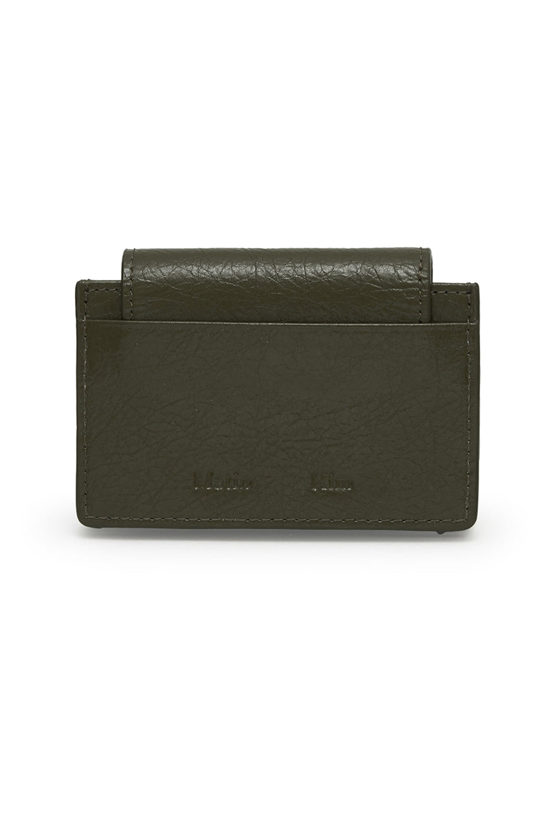 Matin Kim Accordion Wallet — Brass Hardware — Khaki