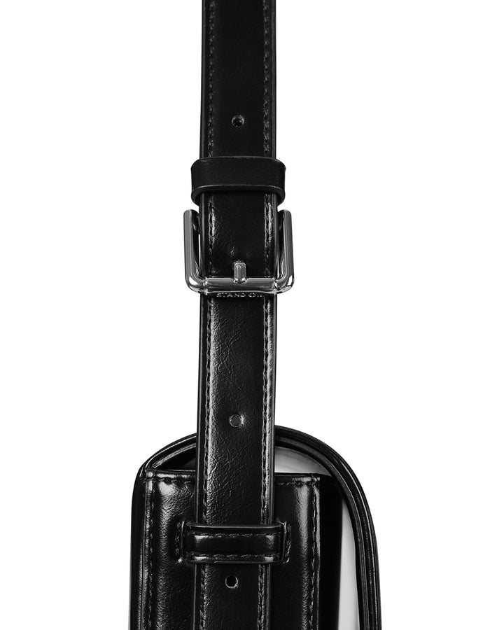 Stand Oil Riddle Bag — Minimal Crossbody — Black
