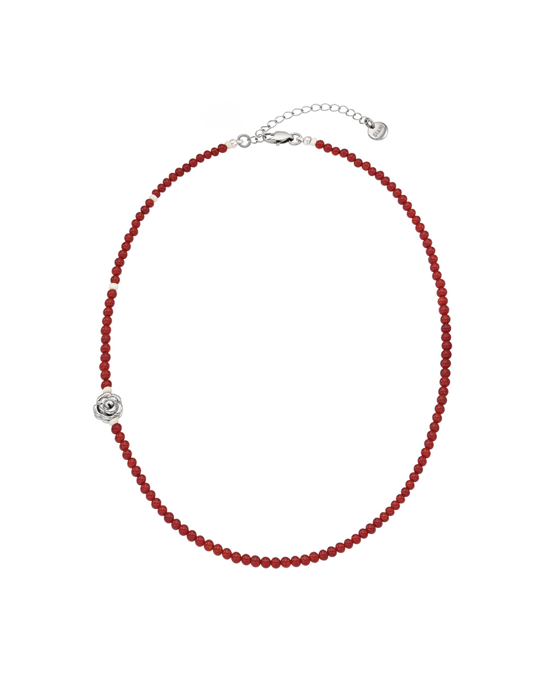 Stand Oil Jamano Rose Necklace — Red