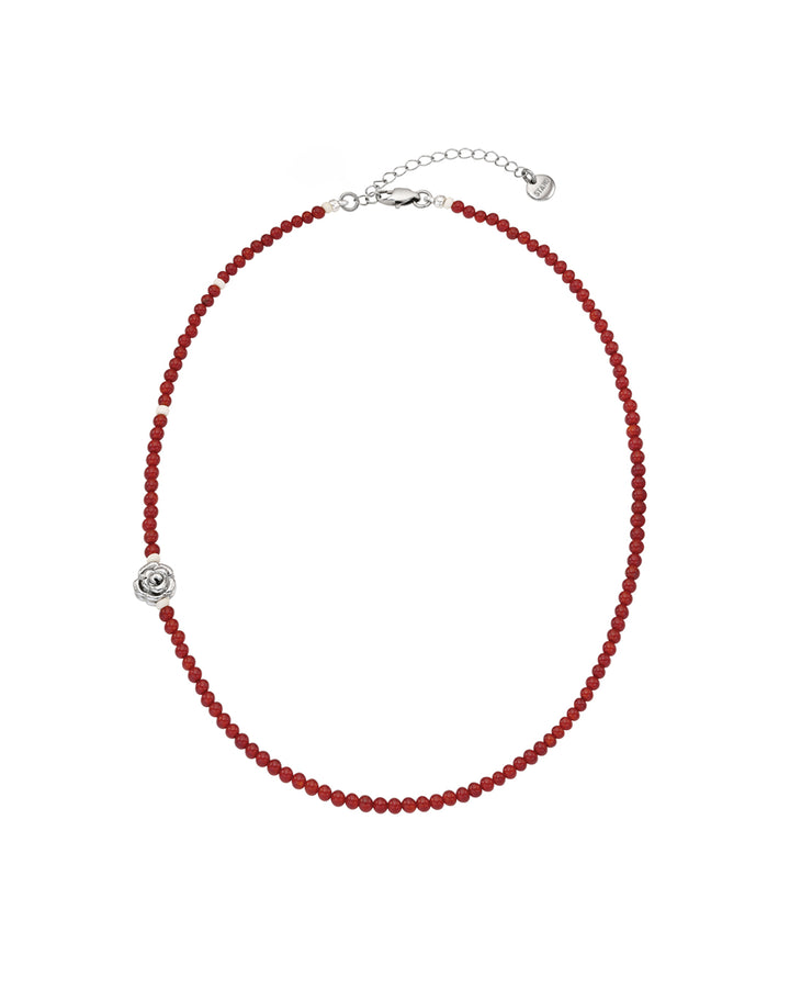 Stand Oil Jamano Rose Necklace — Red