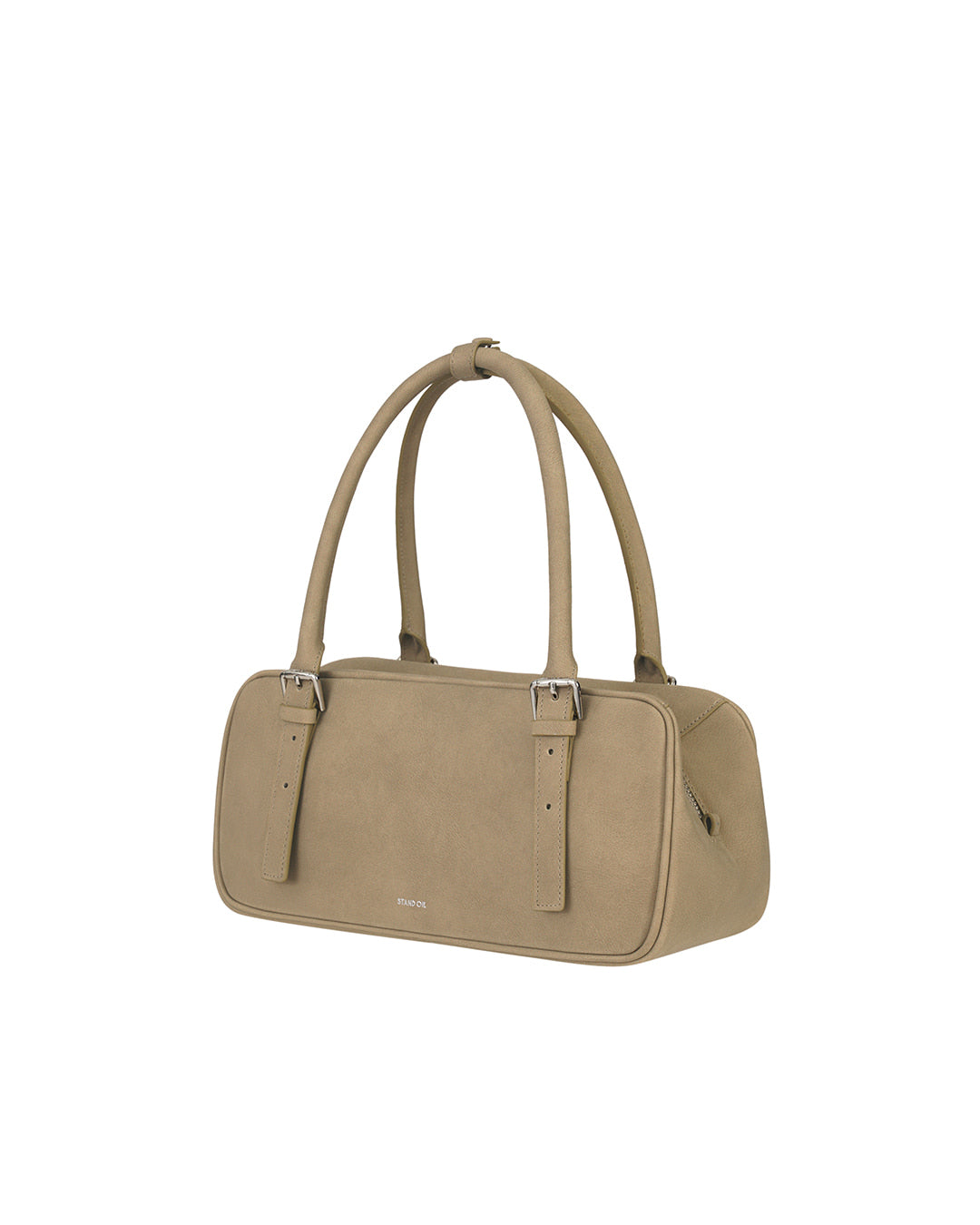 Stand Oil Square Bowling Bag — Taupe