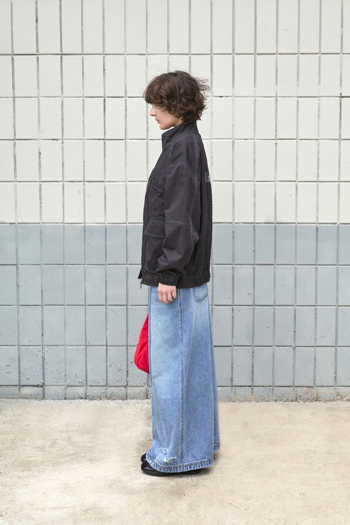 Matin Kim Utility Bomber Jumper — Black
