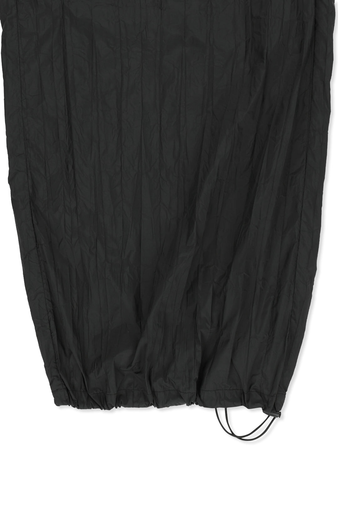 Matin Kim Nylon Crinkle Wide Pants — Black
