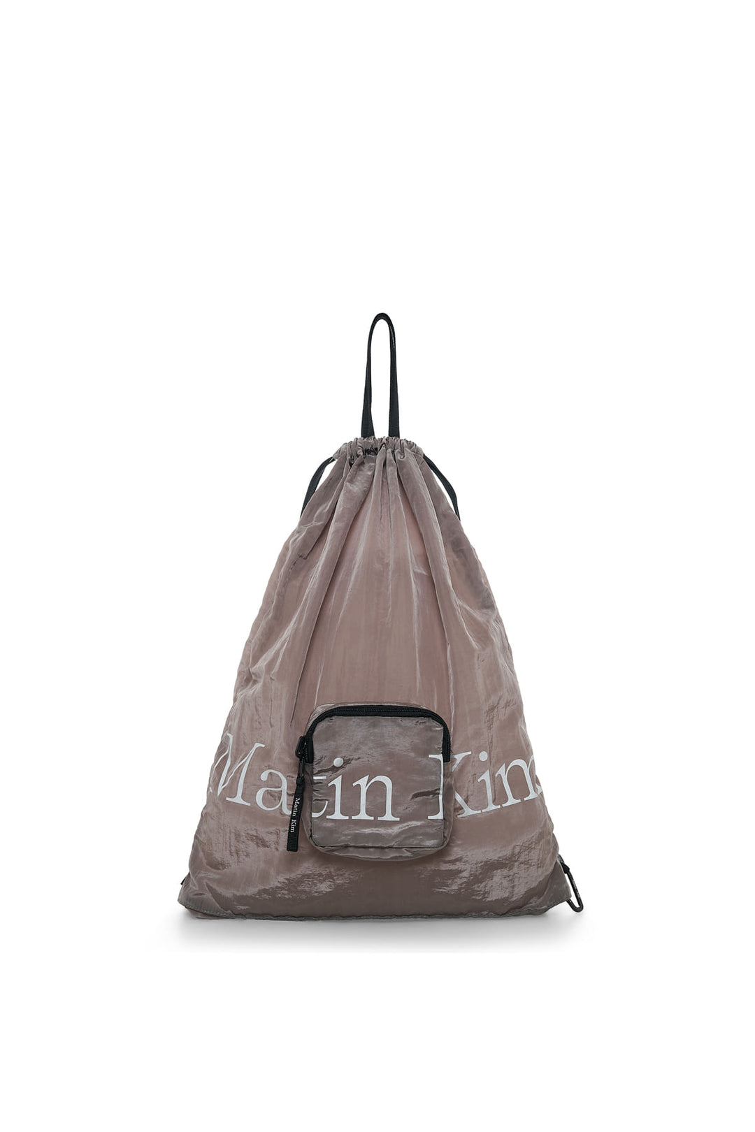 Matin Kim Packable String Shoulder Bag — Grey