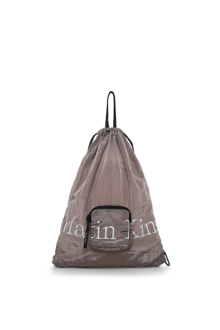 Matin Kim Packable String Shoulder Bag — Gray