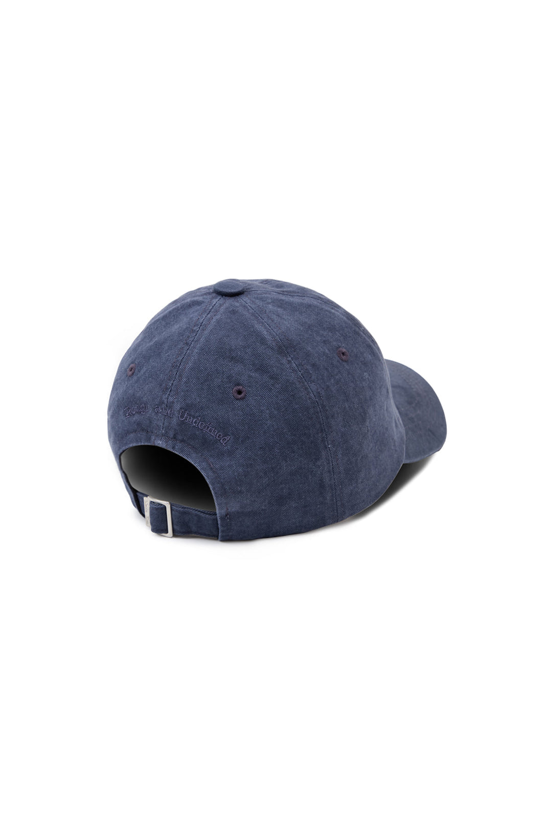 Matin Kim Washed Circle Logo Ball Cap — Navy blue