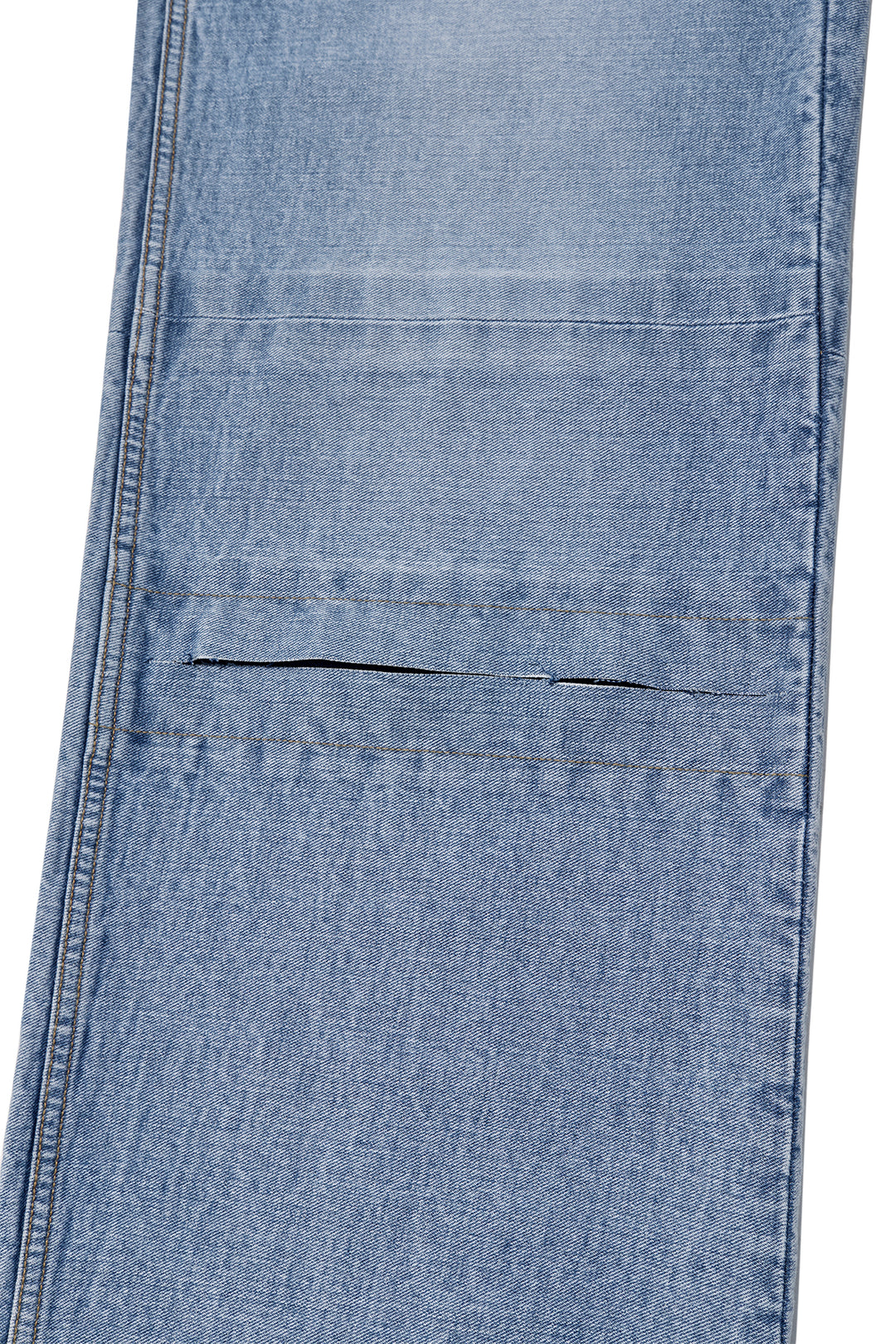 Matin Kim Unbalance Cut Point Denim — Blue