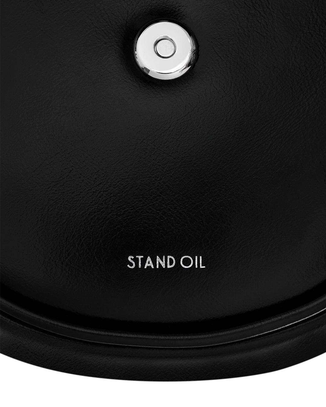 Stand Oil Mino Bag — Half-Moon Crossbody — Black