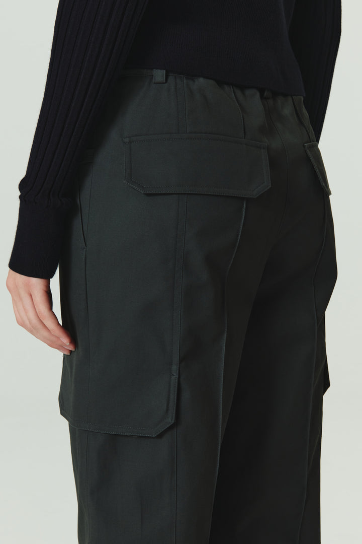 KIMMATIN Banding Straight Cargo Pants — Gray