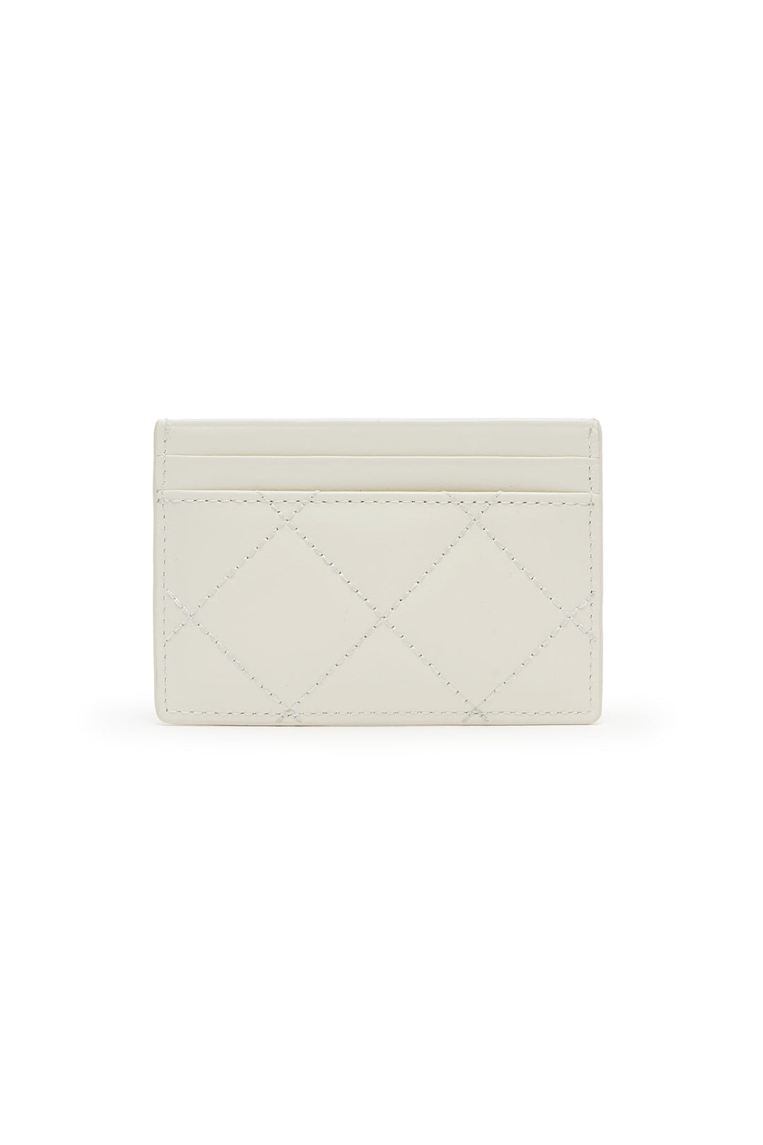Matin Kim Puff Quilt Card Wallet — Ivory