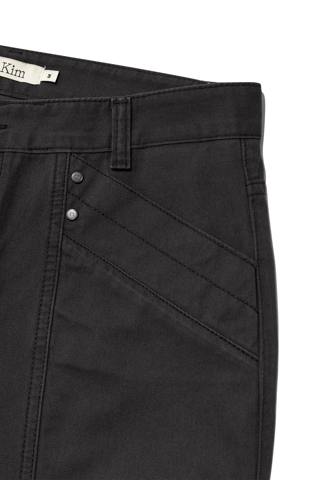 Matin Kim Semi Slimfit Bermuda Pants — Charcoal