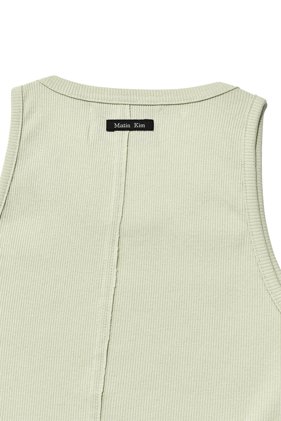 Matin Kim Vintage Logo Sleeveless Top — Green