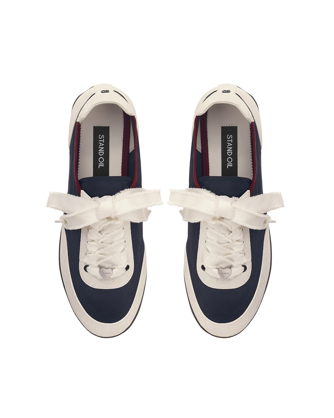 Stand Oil Sophie Flat Sneaker — Navy Combo