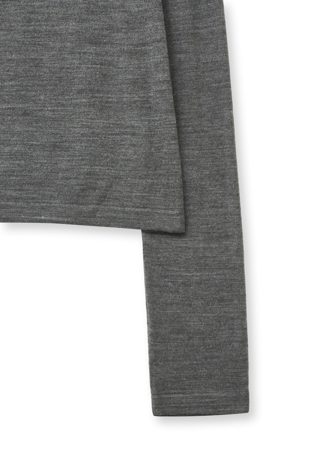 Matin Kim Essential Boat Neck Knit — Gray