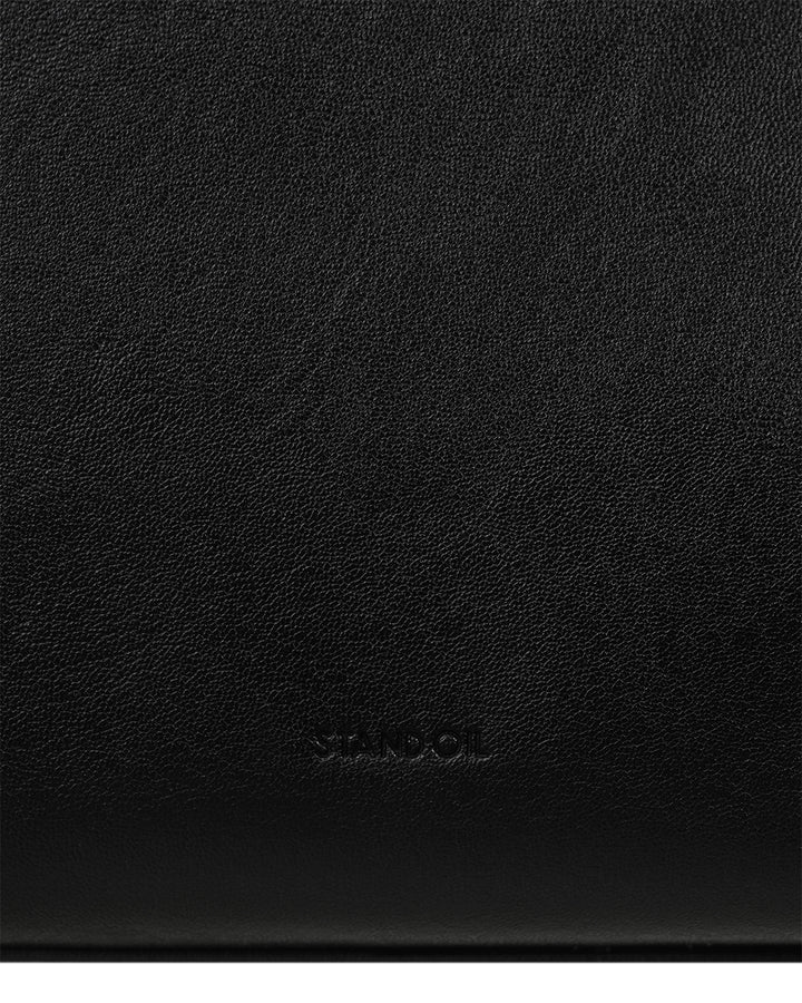 Stand Oil Linea Suede Crossbody Bag — Black