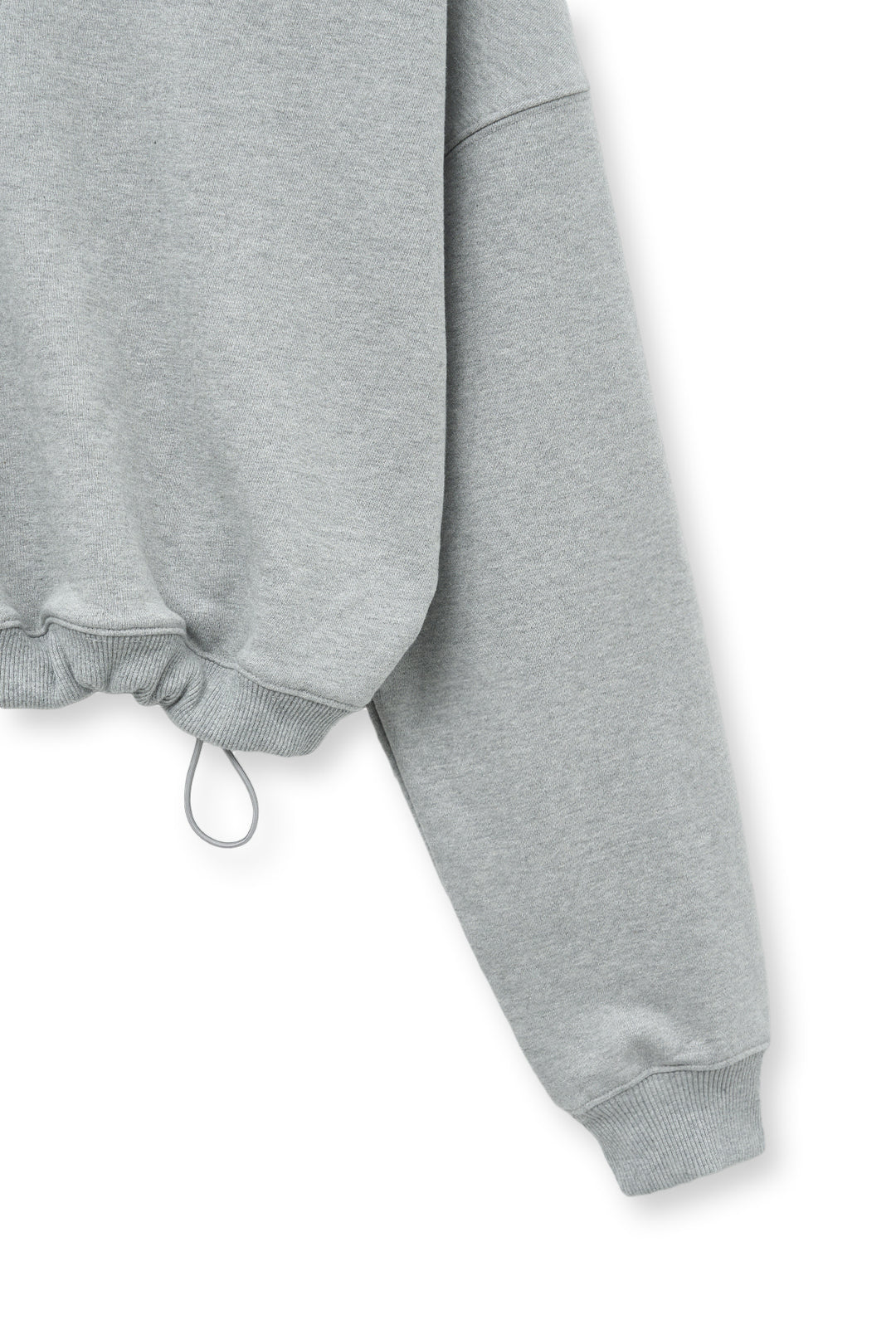 Matin Kim Shoulder Hole Sweatshirt — Gray