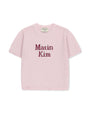 Matin Kim Half Sleeve Logo Pullover — Pink